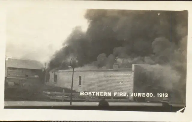 Rosthern fire, June 30, 1913
